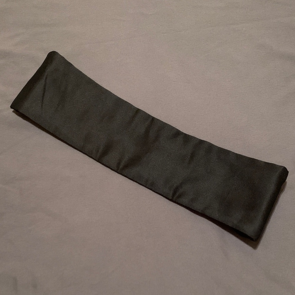 Vintage Black Cumberbund Formal Stretch Elastic Back 29”